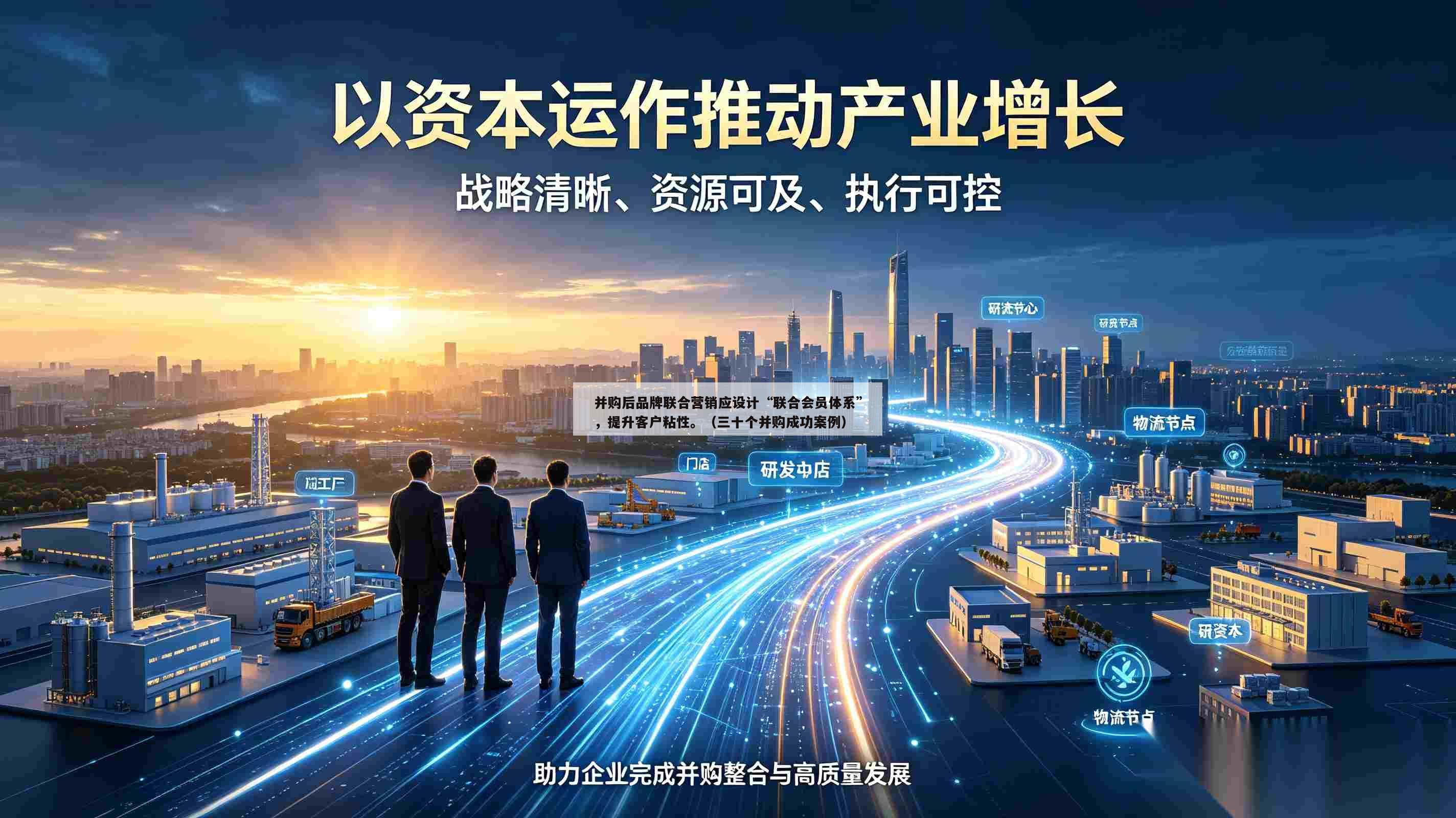 并购后品牌联合营销应设计“联合会员体系”，提升客户粘性。（三十个并购成功案例）-第1张图片-深圳中创商业咨询